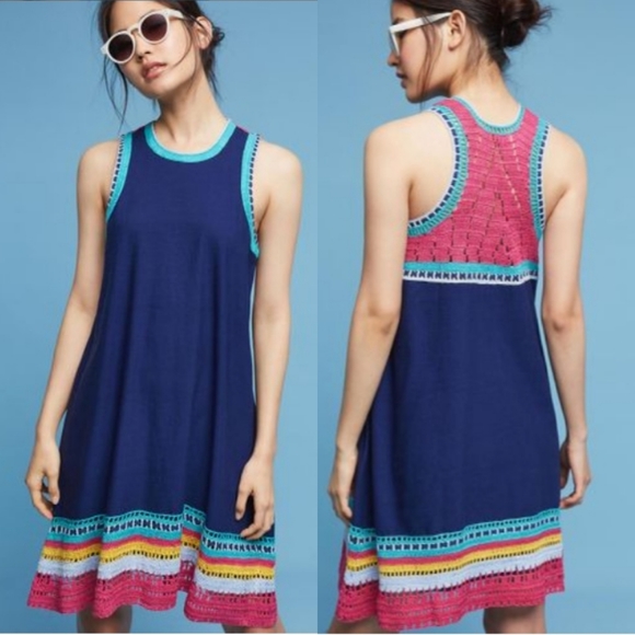 Anthropologie Dresses & Skirts - Akemi + Kin | Xanthe Crochet Trim Midi Dress